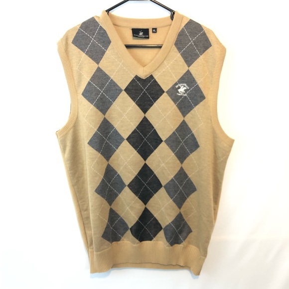 Beverly Hills Polo Club Argyle Vest 